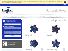 Tablet Screenshot of intermot.com